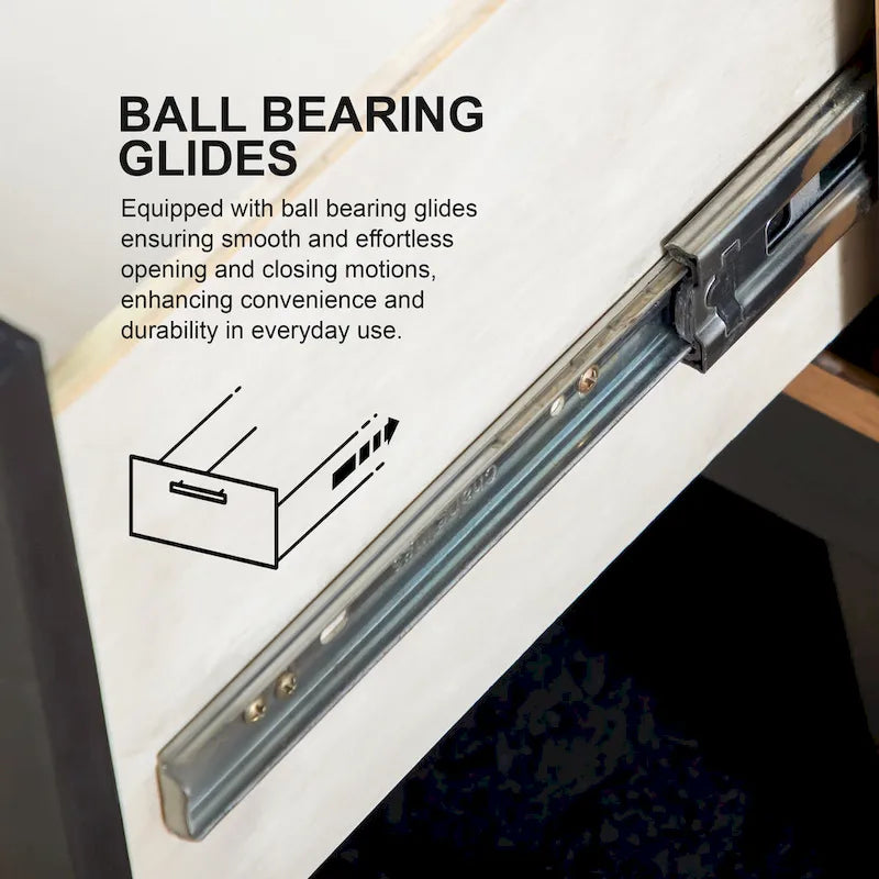 Table de chevet 3 tiroirs en bois massif